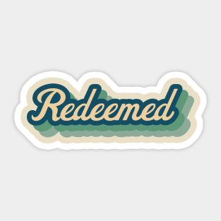 Redeemed Sticker